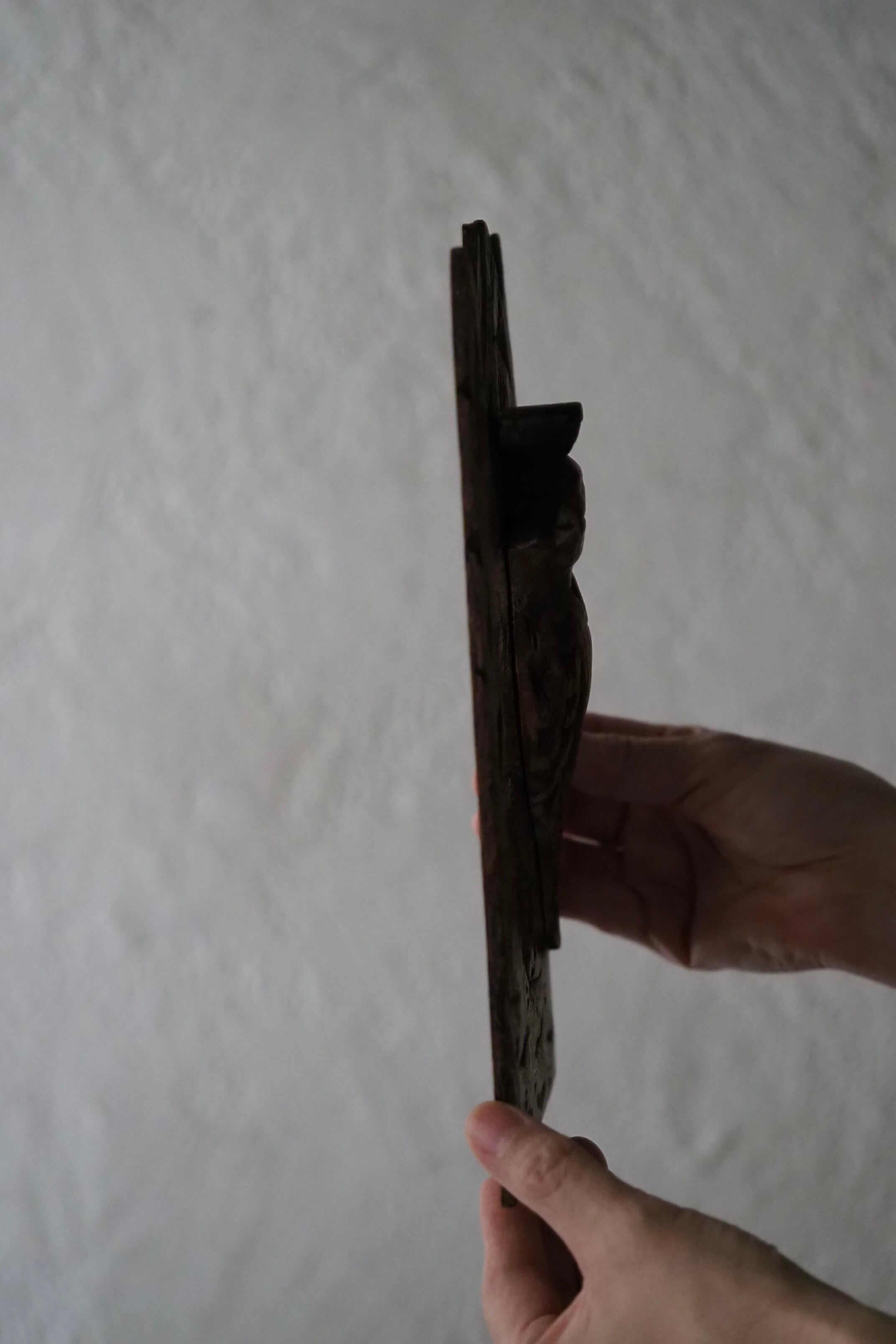 鳥の壁掛けオブジェ-antique bird wood caving objet | アンティーク