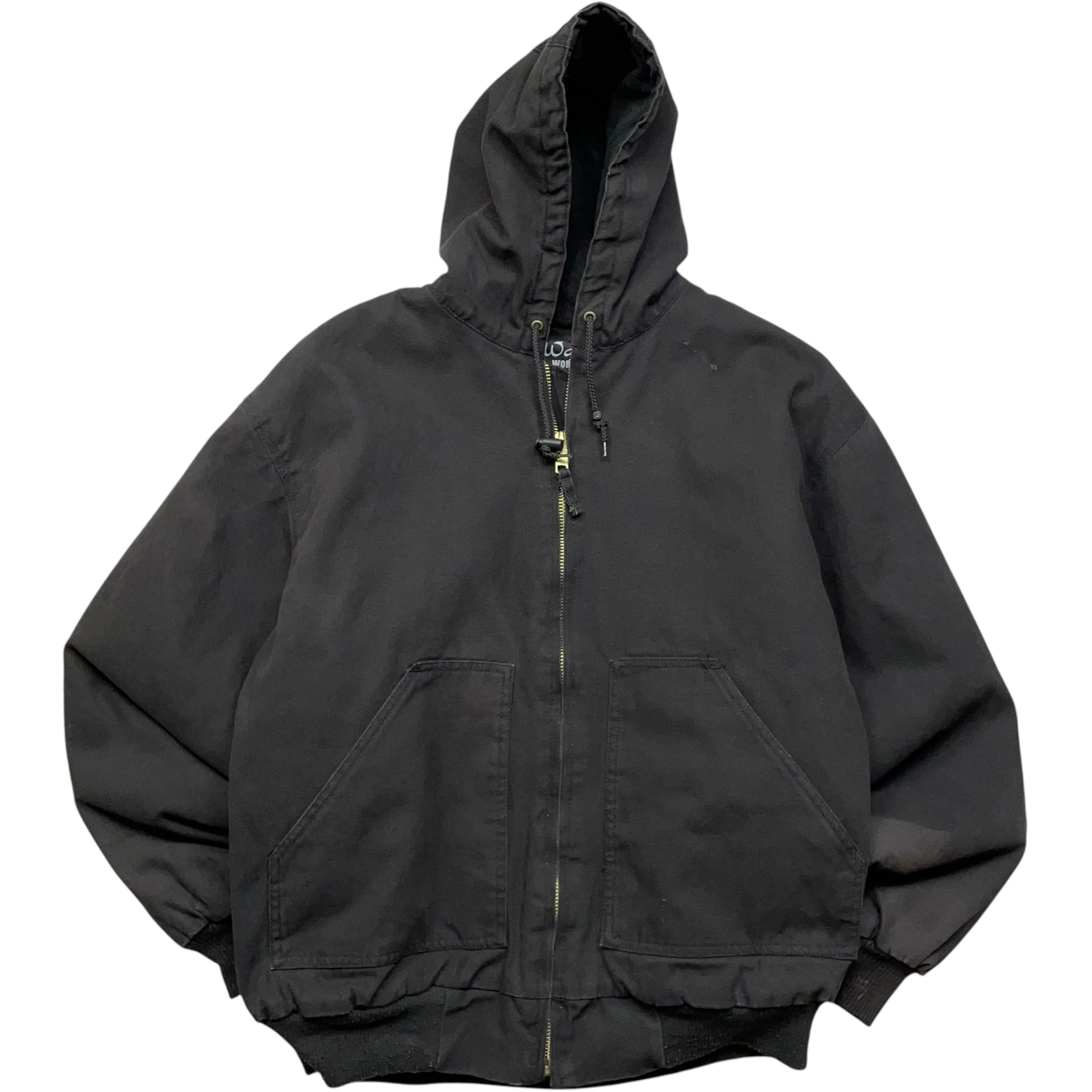 《XXL》 Walls ウォールズ ダックジャケット アクティブジャケット ブラック 無地 裏キルティング no.5712