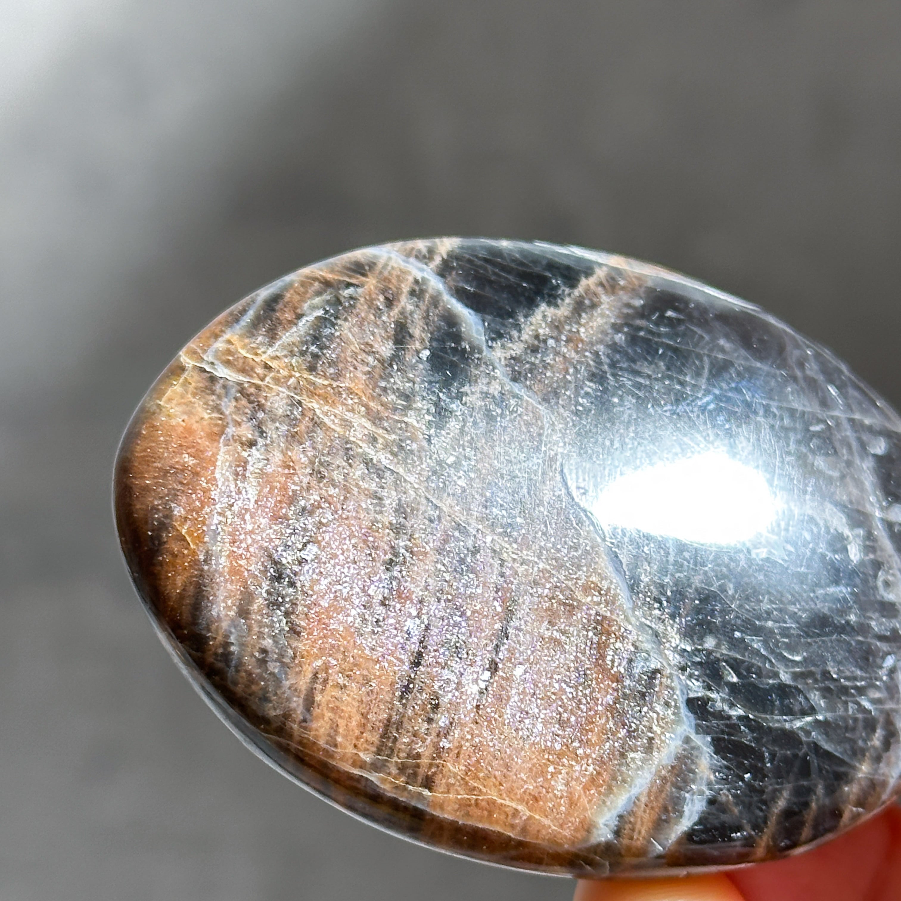 29☆❁¨̮プロフお読みください✧︎*。様　高品質　ブラックムーンストーン　パーム 29☆❁¨̮プロフお読みください✧︎*。様 高品質 ブラックムーン