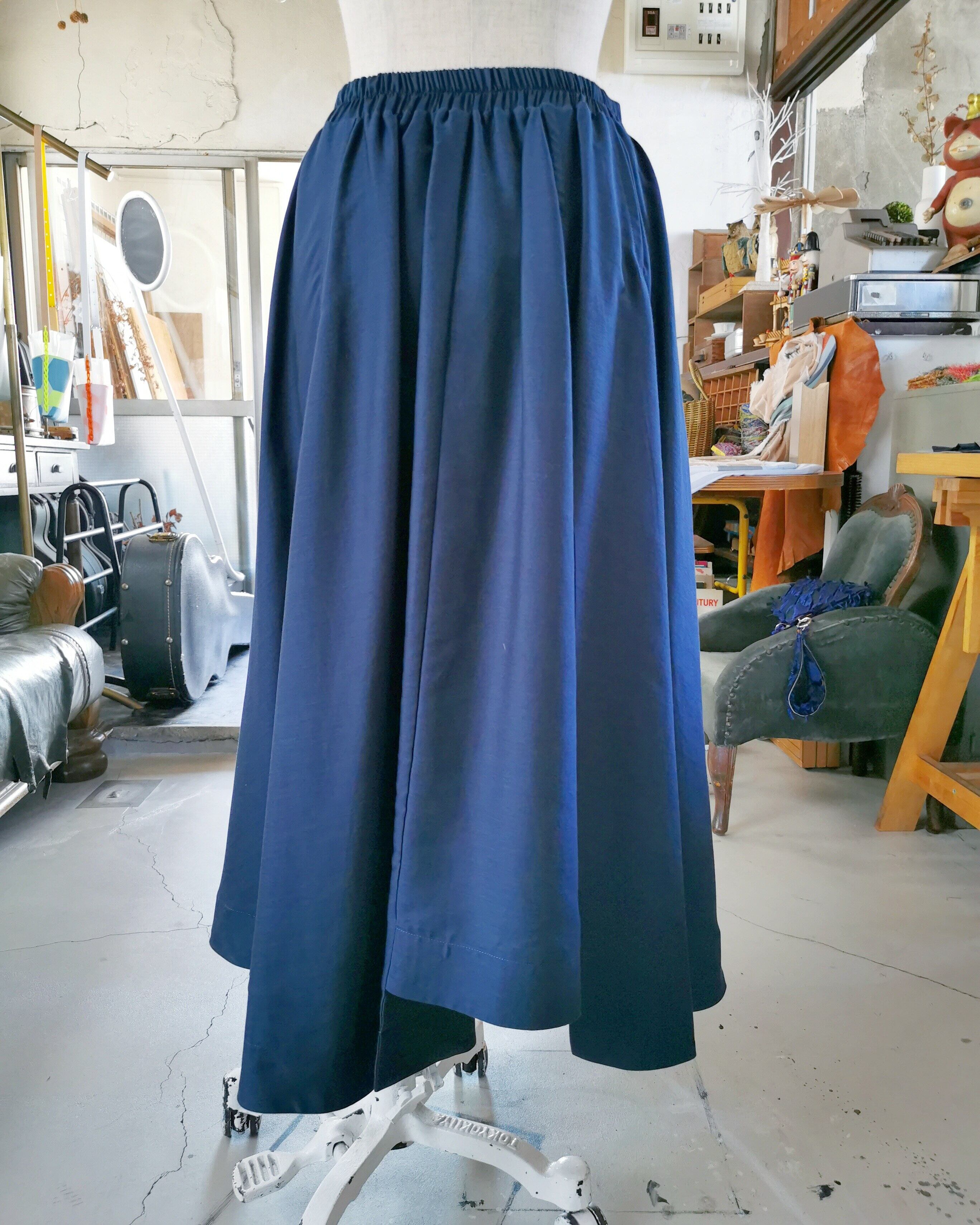 POLS / アシンメトリースカート ネイビー | NEWOLD STOCK by OTOGI  