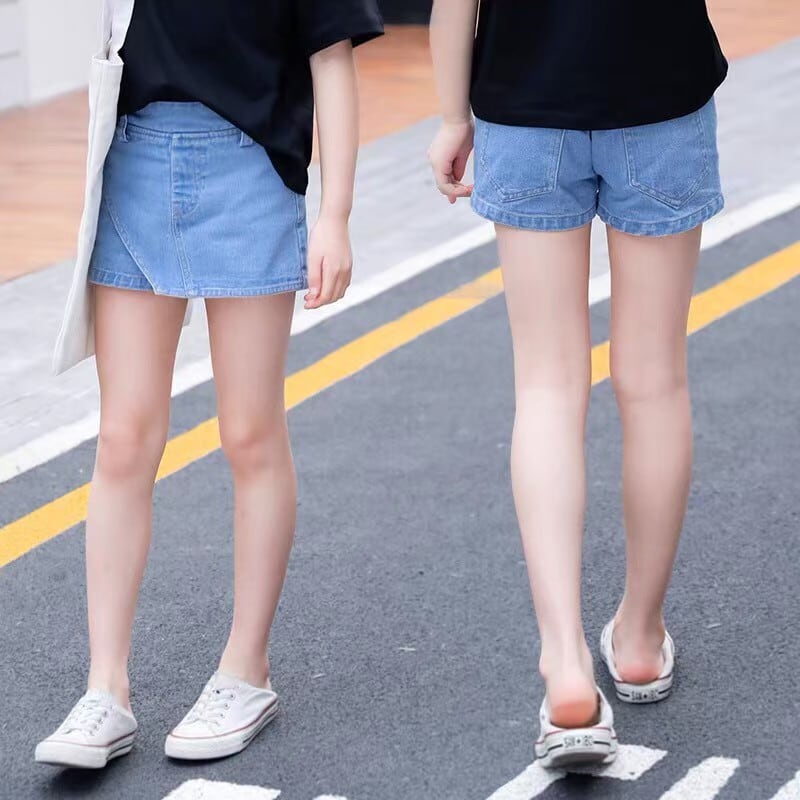スカート風デニムショートパンツ | MIONA