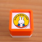 ブルーナ ミニポンスタンプ「もうすぐノートがなくなるよ」