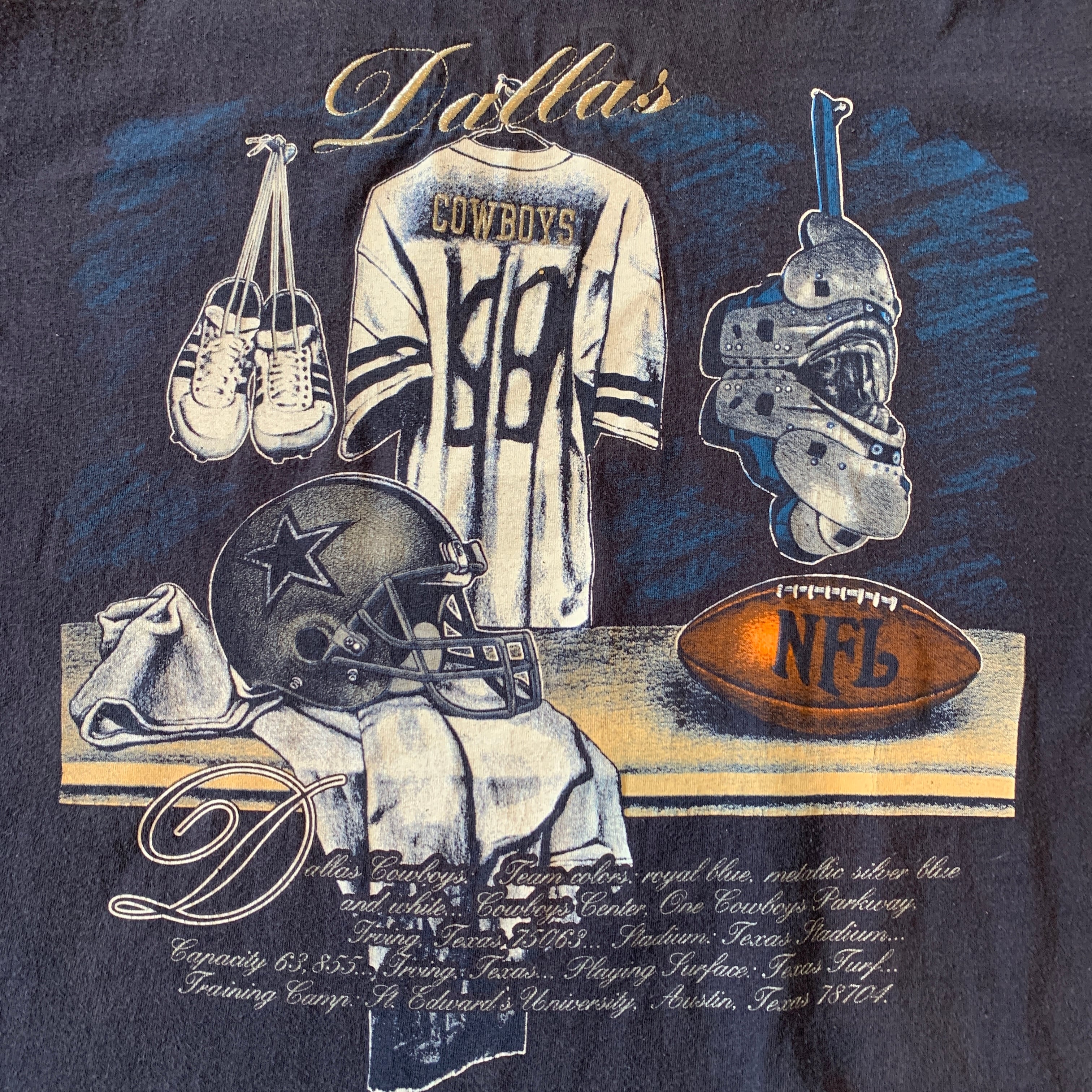 NFL】90s ヴィンテージ Tシャツ 刺繍ロゴ XL アメリカ古着 | 古着屋