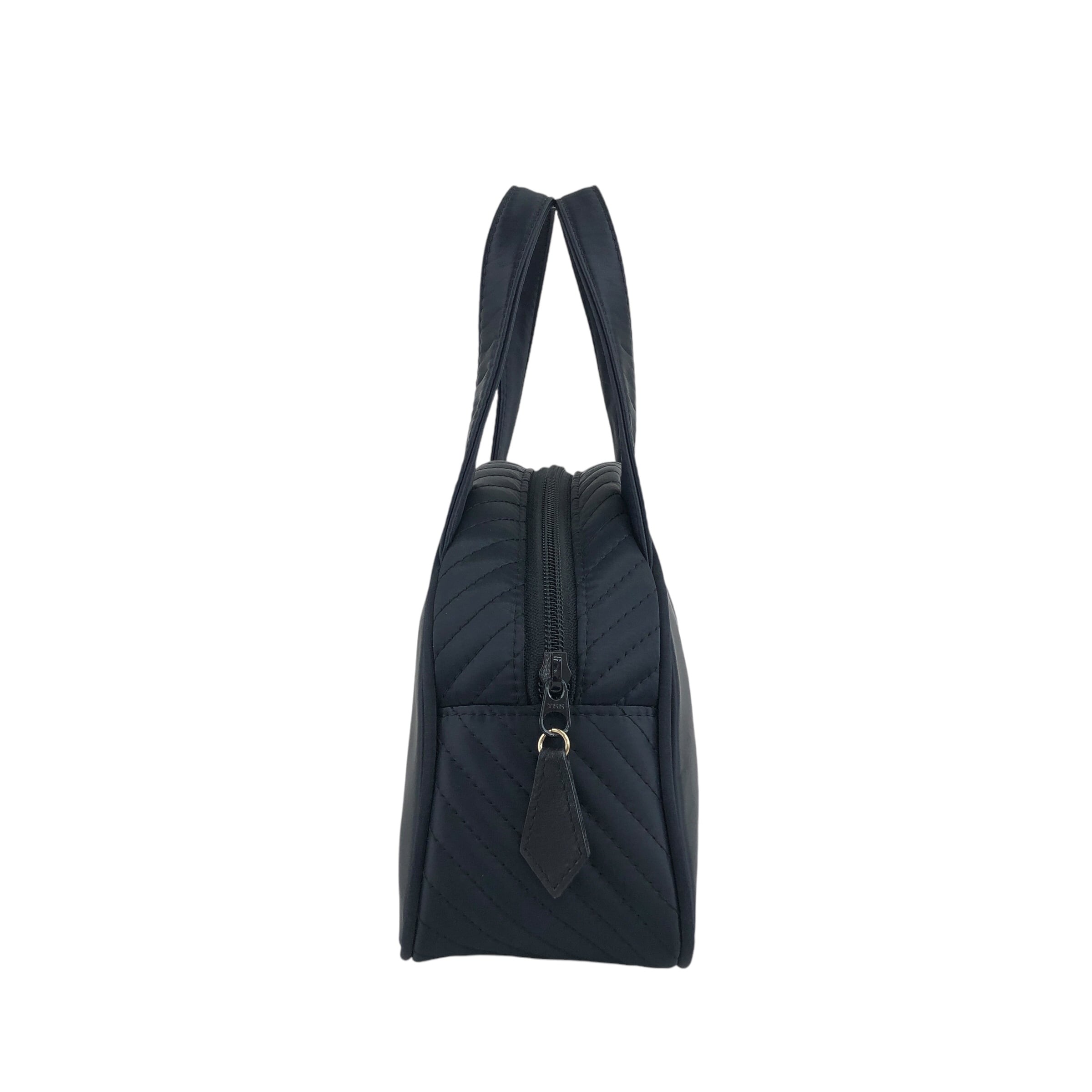 Yves Saint Laurent イヴ・サンローラン ハンドバッグ ネイビー YSL型