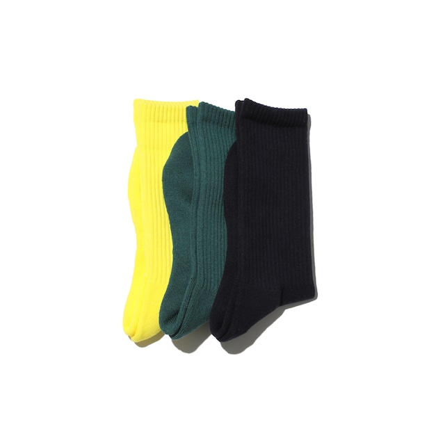 《新色追加》【FreshService(フレッシュサービス)】SIGNATURE 3-PACK SOCKS (FSP241-90003B)