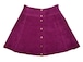 DoReMi Unique Series – Purple Leather Mini Skirt