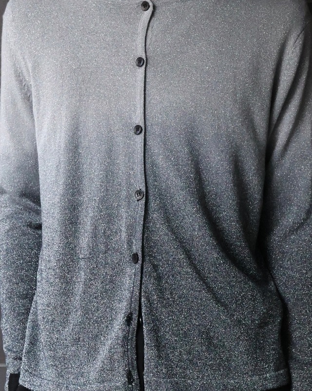 gradation crew neck cardigan