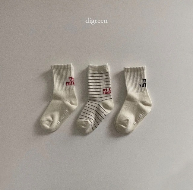 digreen / future socks (3P set)