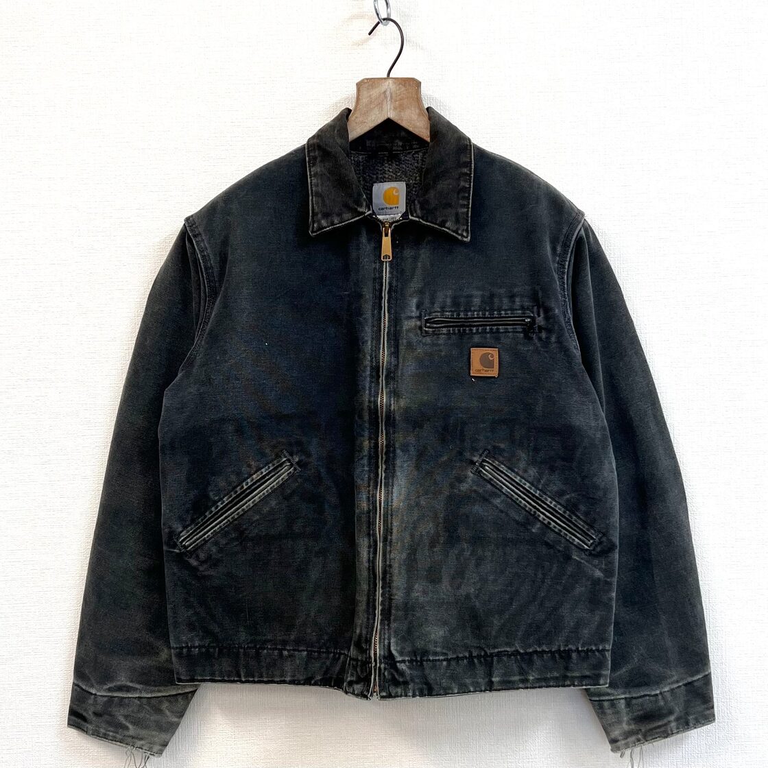 M ] Carhartt DETROIT JACKET Made in MEXICO BLACK カーハート  