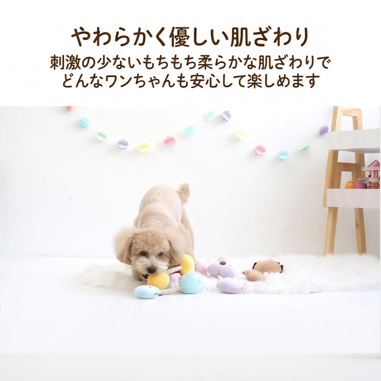 malrang toy 6color 2type / ペット 犬 おもちゃ 噛む 音が鳴る ロープ 知育玩具 鳴き笛入り 可愛い わんちゃん おもちゃ ストレス解消 韓国 ペット用品