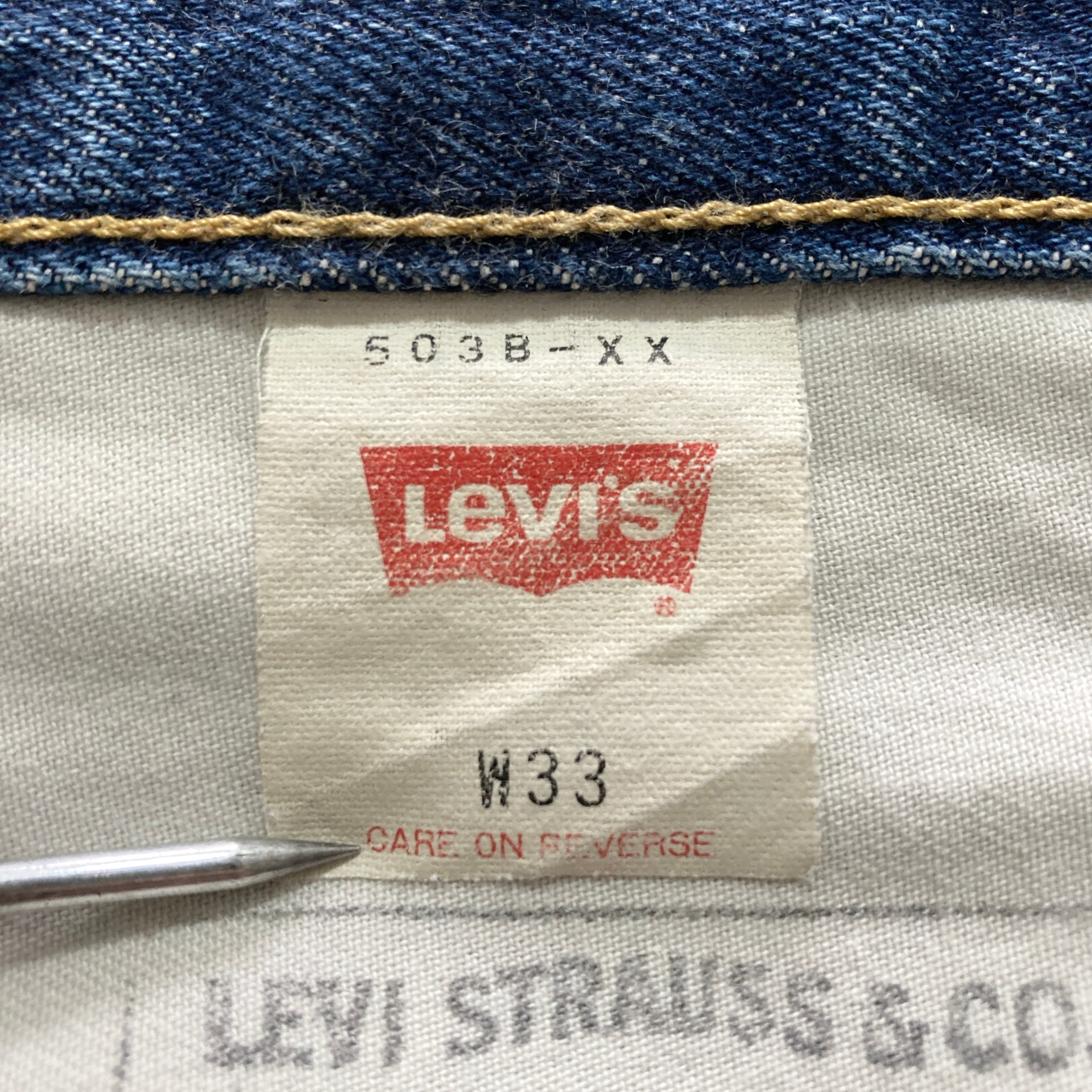 W33 L36】90's Levis 503BXX リーバイス LVC 140周年 97年製 裏ボタン