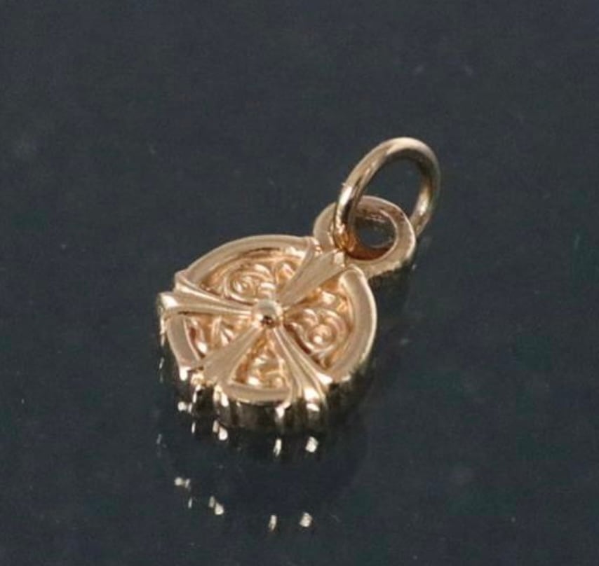 CHROME HEARTS クロムハーツ 22K PEACE SIGN ピースサイン チャーム 