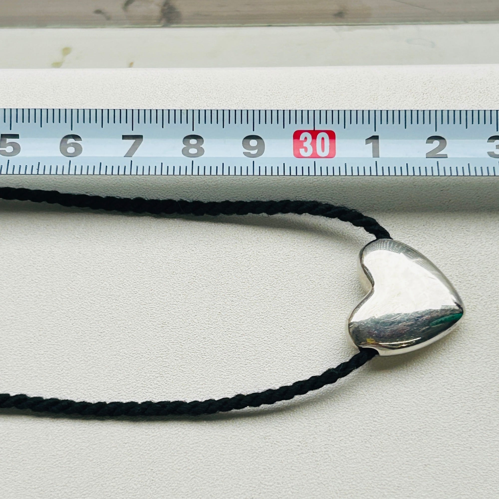 シルバー925 ハート紐チョーカーネックレス | Milo Antiques & Vintage