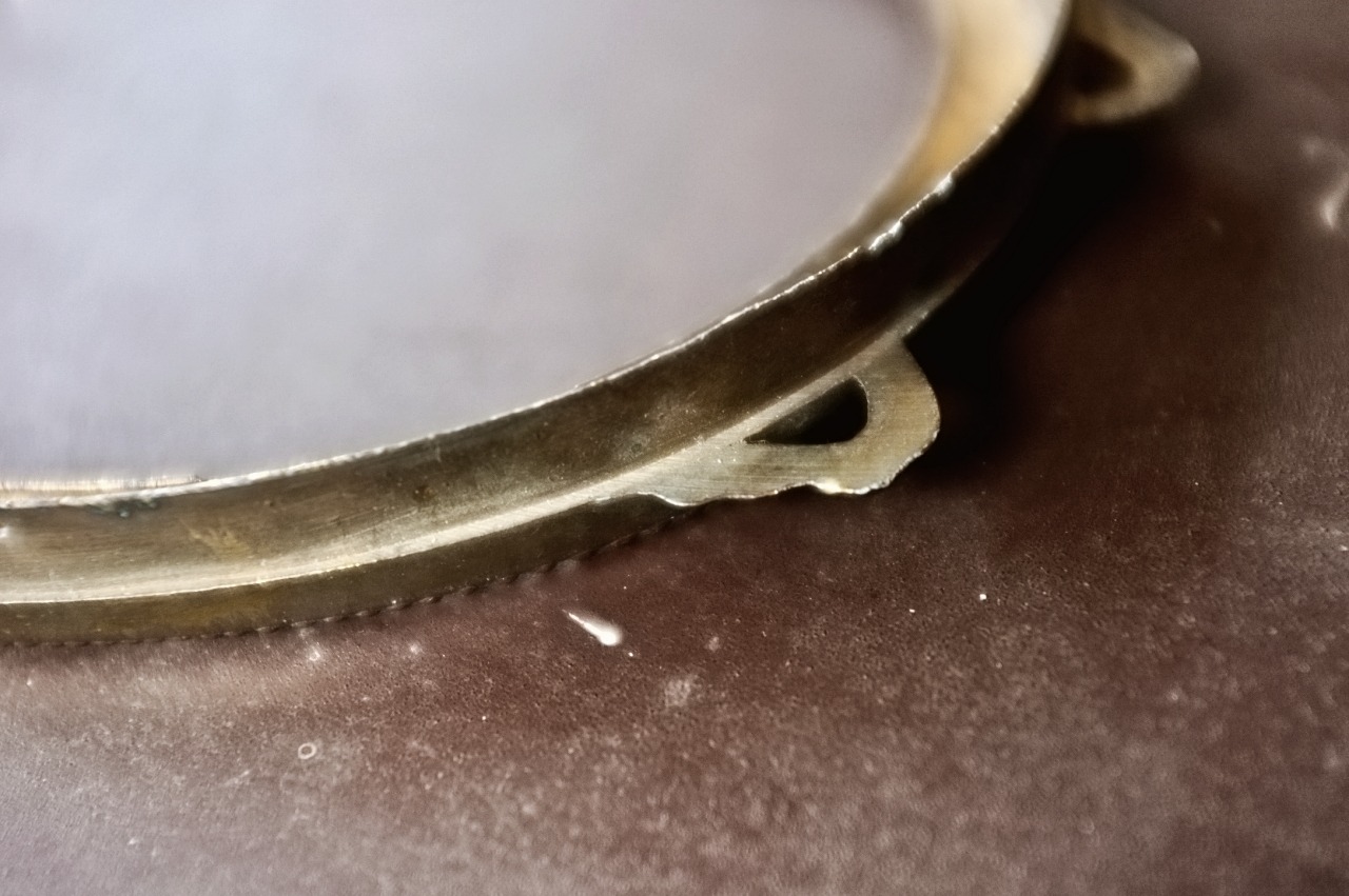 フランス 29c 金のリボンと金の葉とオーバルの額縁 ルイ１６世様式 アンティーク