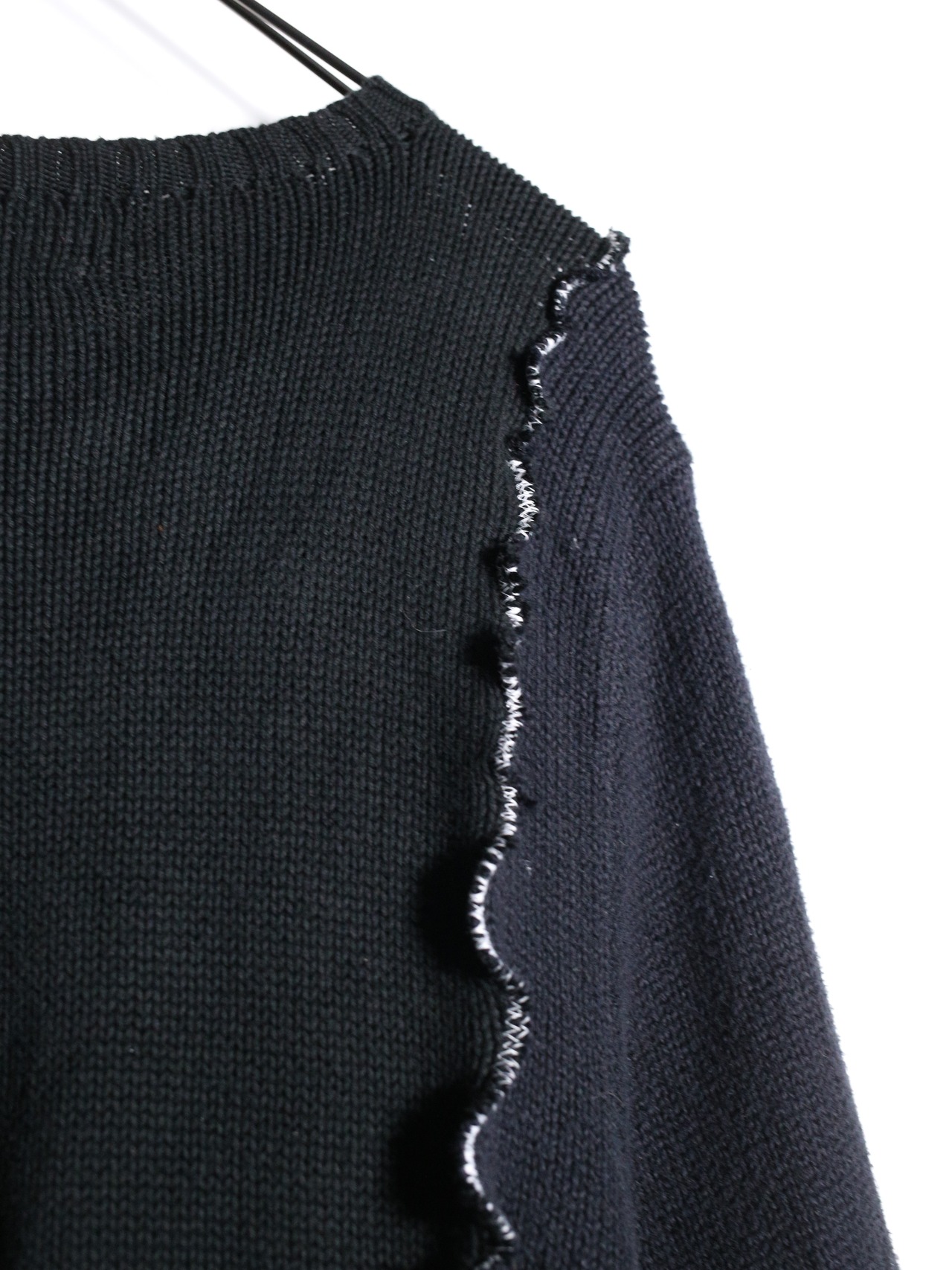 REMAKE / "Polo by Ralph Lauren" ウネウネ docking custom cotton knit - 14
