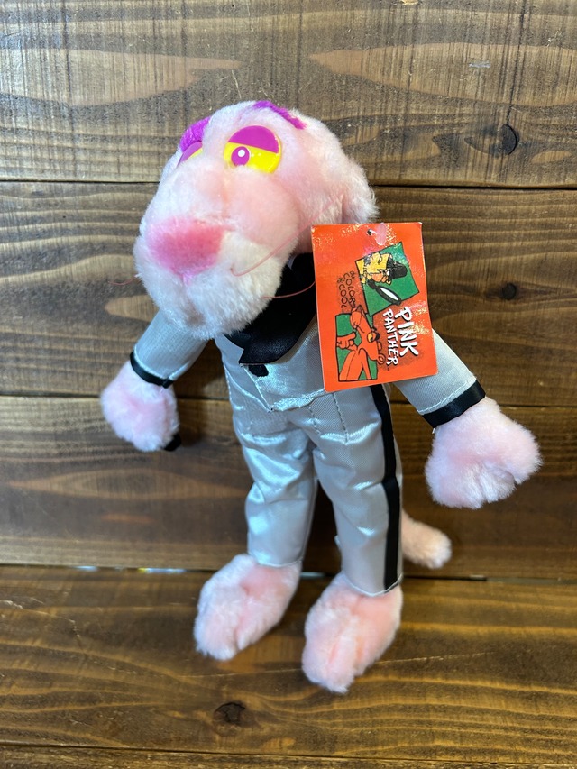 PINK PANTHER 鏡（アンティーク パブミラー ピンクパンサー 希少品の 
