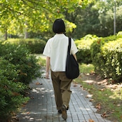 Cotton Hobo bag ブラック