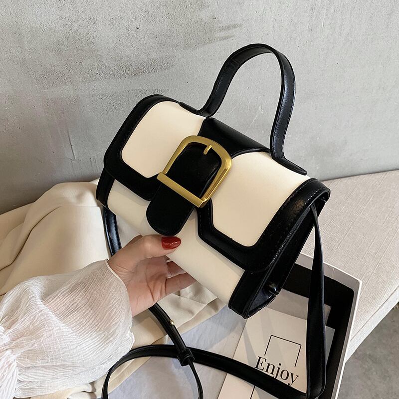 夏のレディーススモールバッグ2020新しい流行のファッションワイルドレトロポータブルメッセンジャーバッグネットレッドヒットカラースモールスクエアバッグ 手作りハンドバック54102451910