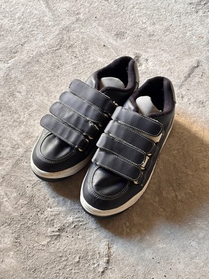 90～00s BOUNTY HUNTER × PRO-Keds/VELCRO Sneaker/Korea製/26.0cm/ベルクロスニ－カ－/レザ－/ブラック/BxH/プロケッズコラボ/バウンティーハンター