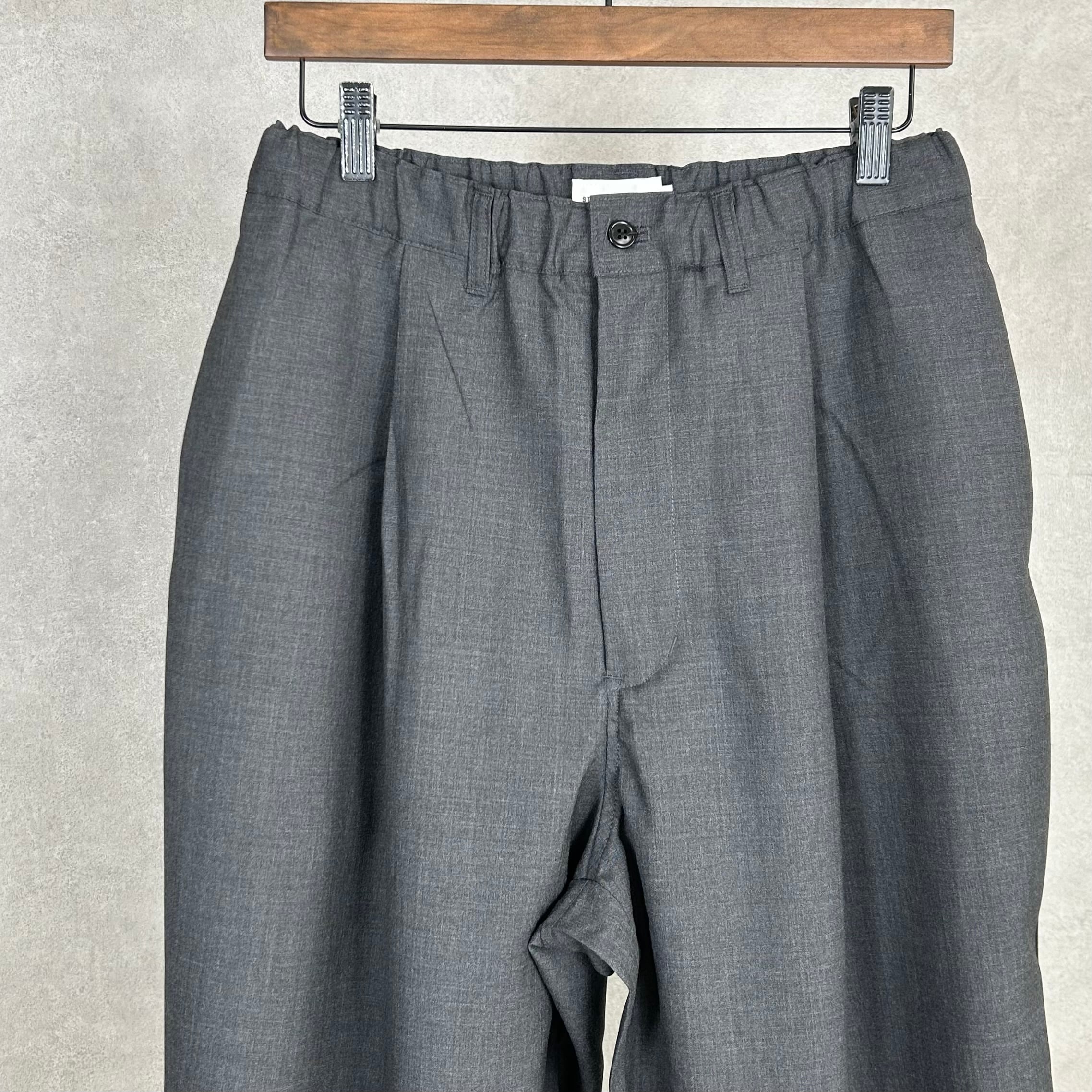 26SS》【STILL BY HAND】SUMMER WOOL WIDE PANTS スティルバイハンド