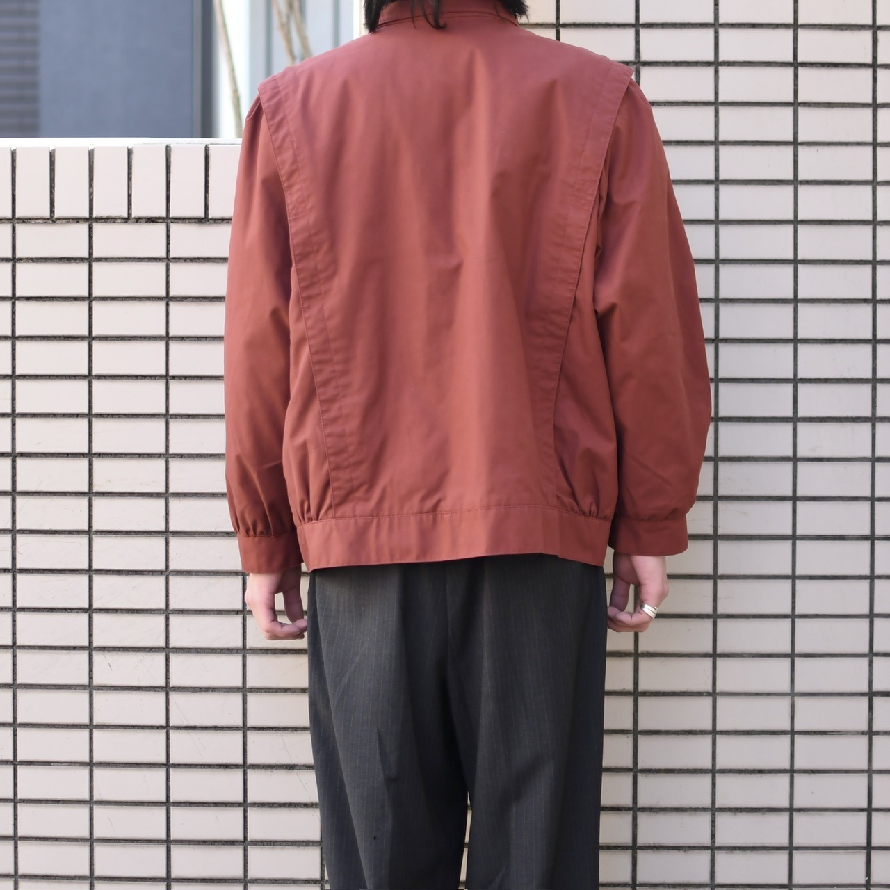 shoulder cape design cotton jacket