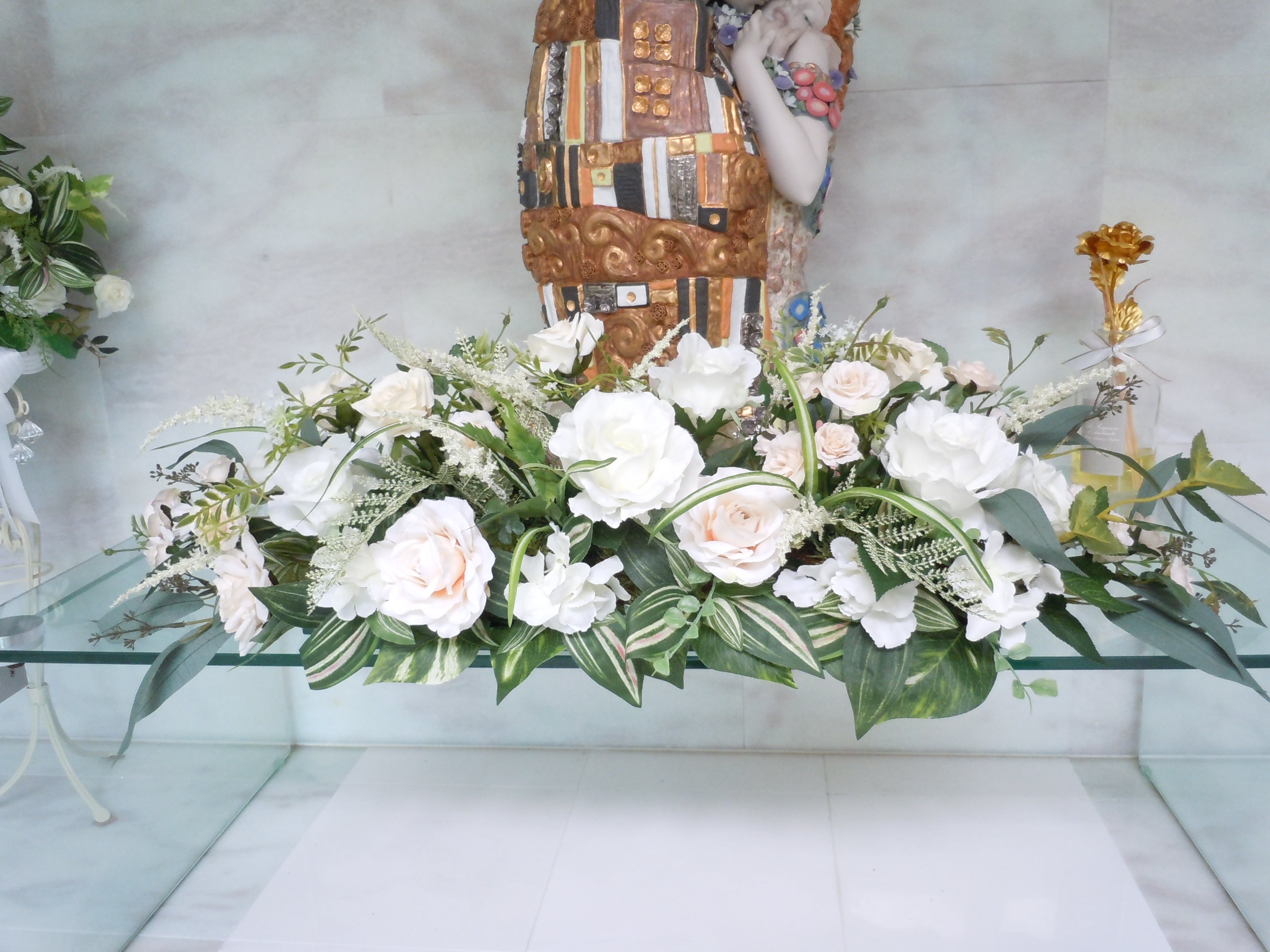 フラワー スタンド クリア 2個セット おしゃれ かわいい インテリア