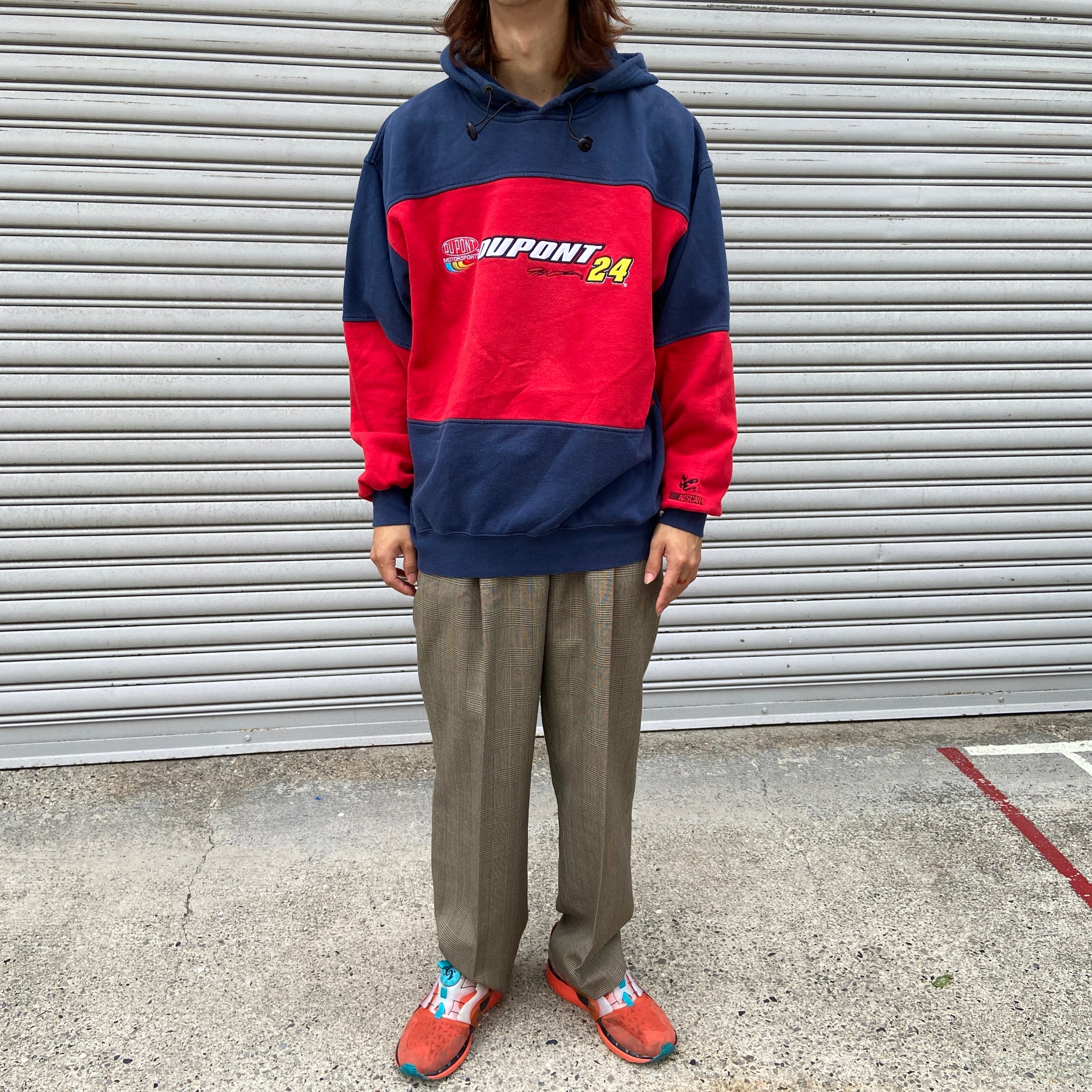 送料無料』CHASEチェイス レーシングパーカー dupont L 切替