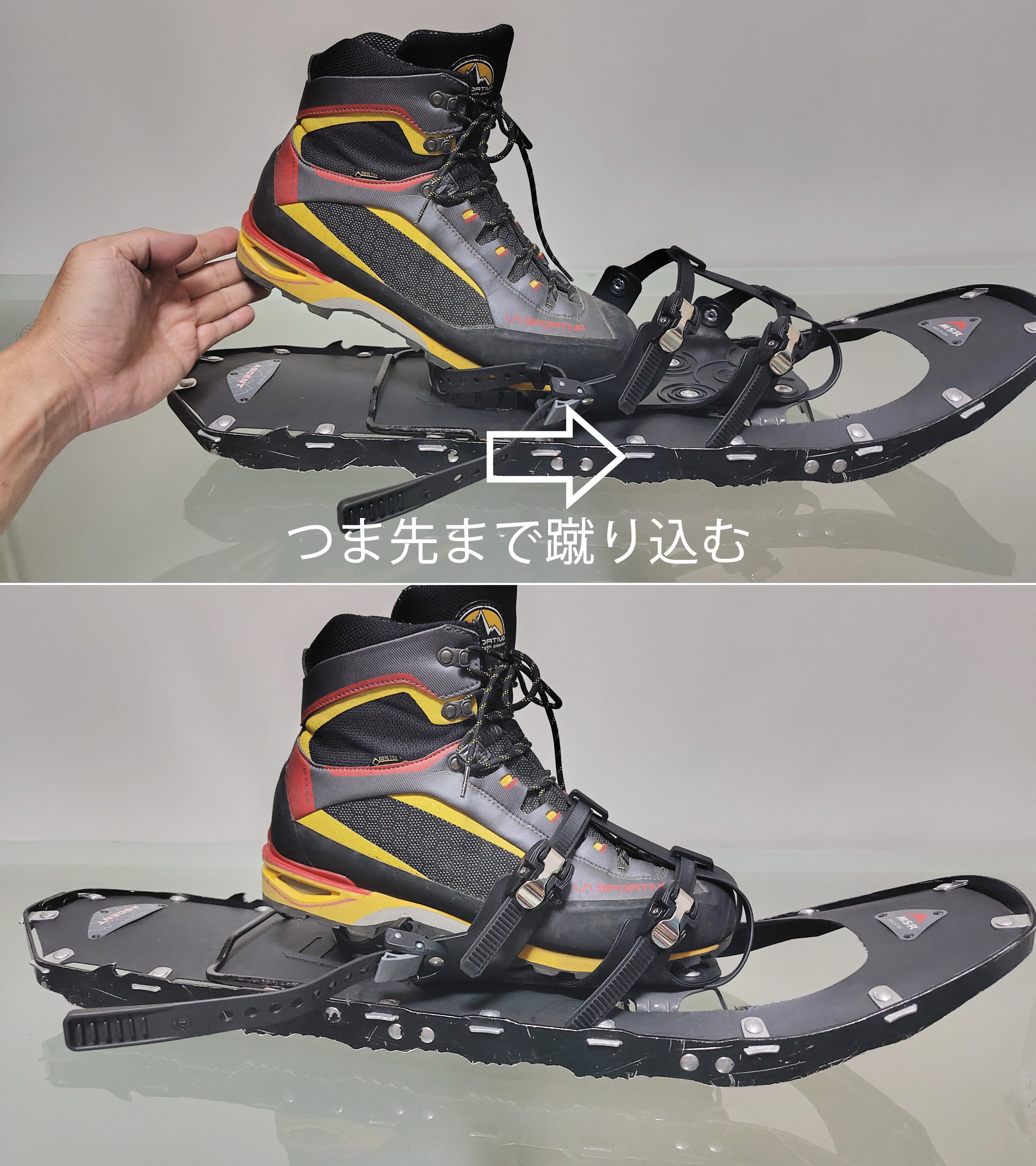 女性用 スノーシュー 修理用互換クランポン for MSR LIGHTNING