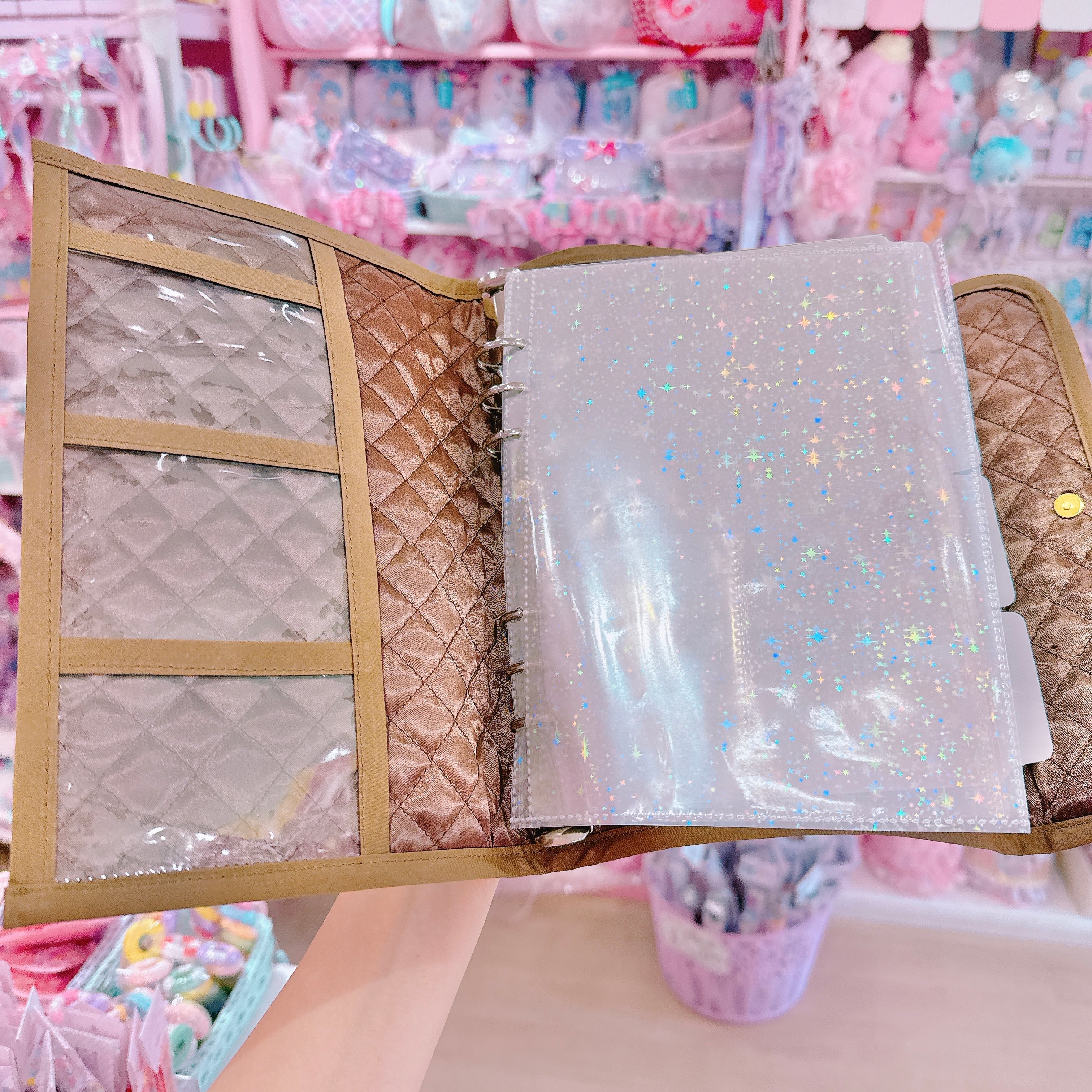 【E6】24-3推し活A5バインダー帳(シール帳)