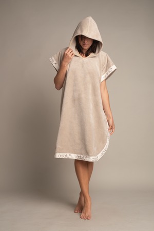 PONCHO BAMBOO COTTON Nuts
