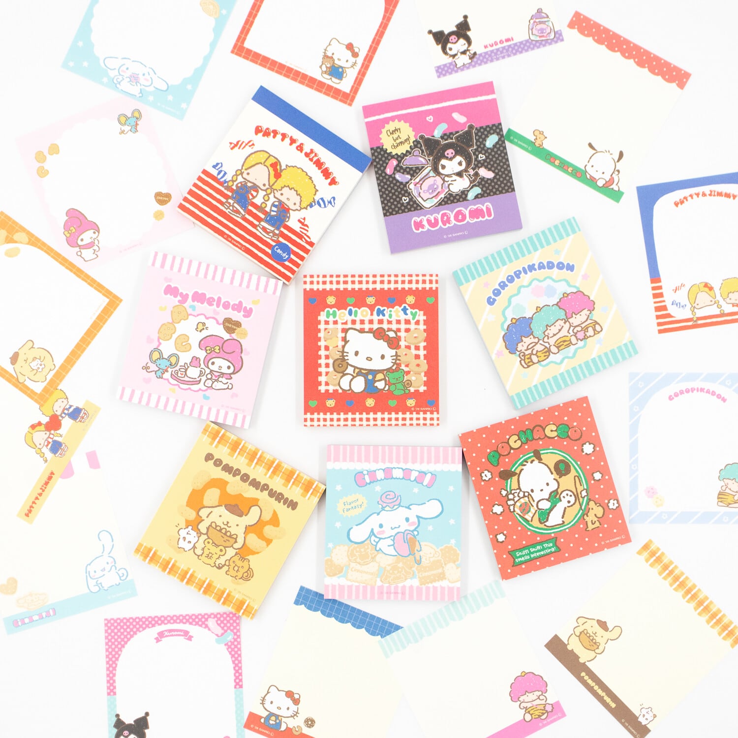 サンリオ×古川紙工 ゴロピカドン・おやつ メモパッド CA05