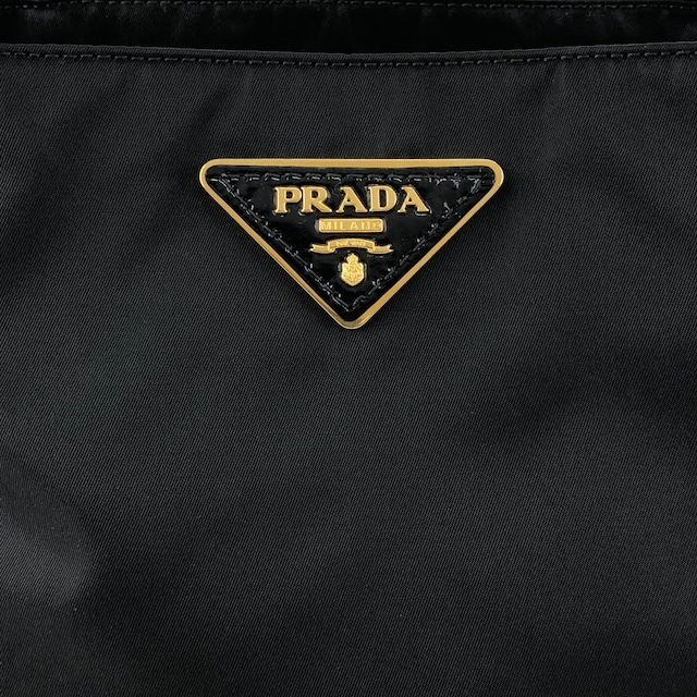 PRADA プラダ ハンドバッグ ブラック トライアングルロゴ ナイロン トートバッグ vintage ヴィンテージ オールド 3j825h