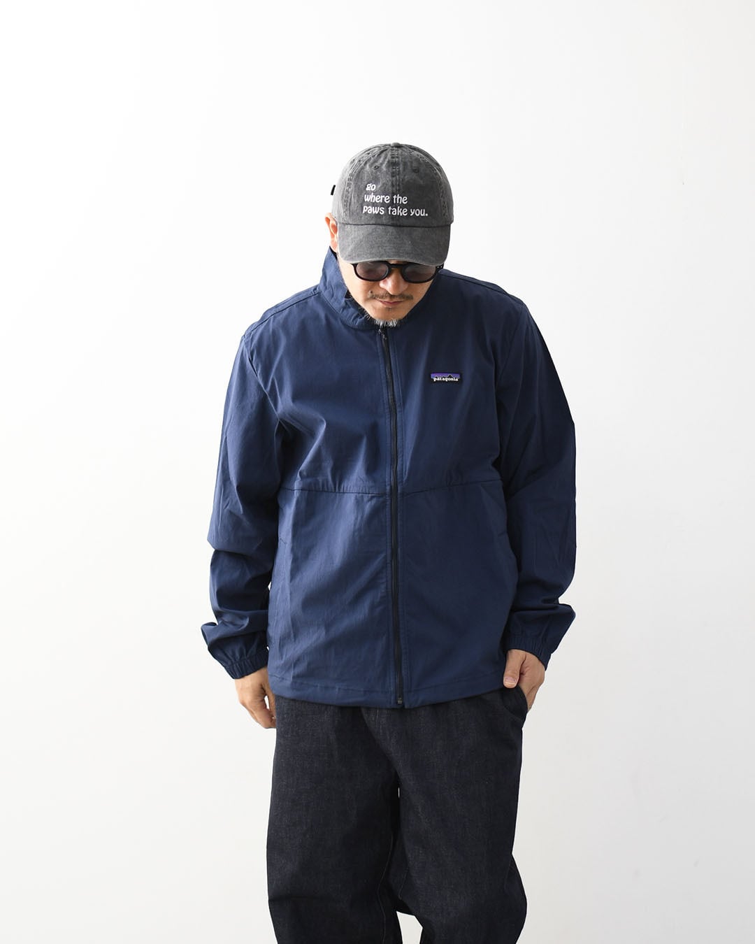 MMA ウィンドブレーカー ネイビー パタゴニア エルドレッソ raner patagonia（パタゴニア） メンズ ウインドシャドージャケット