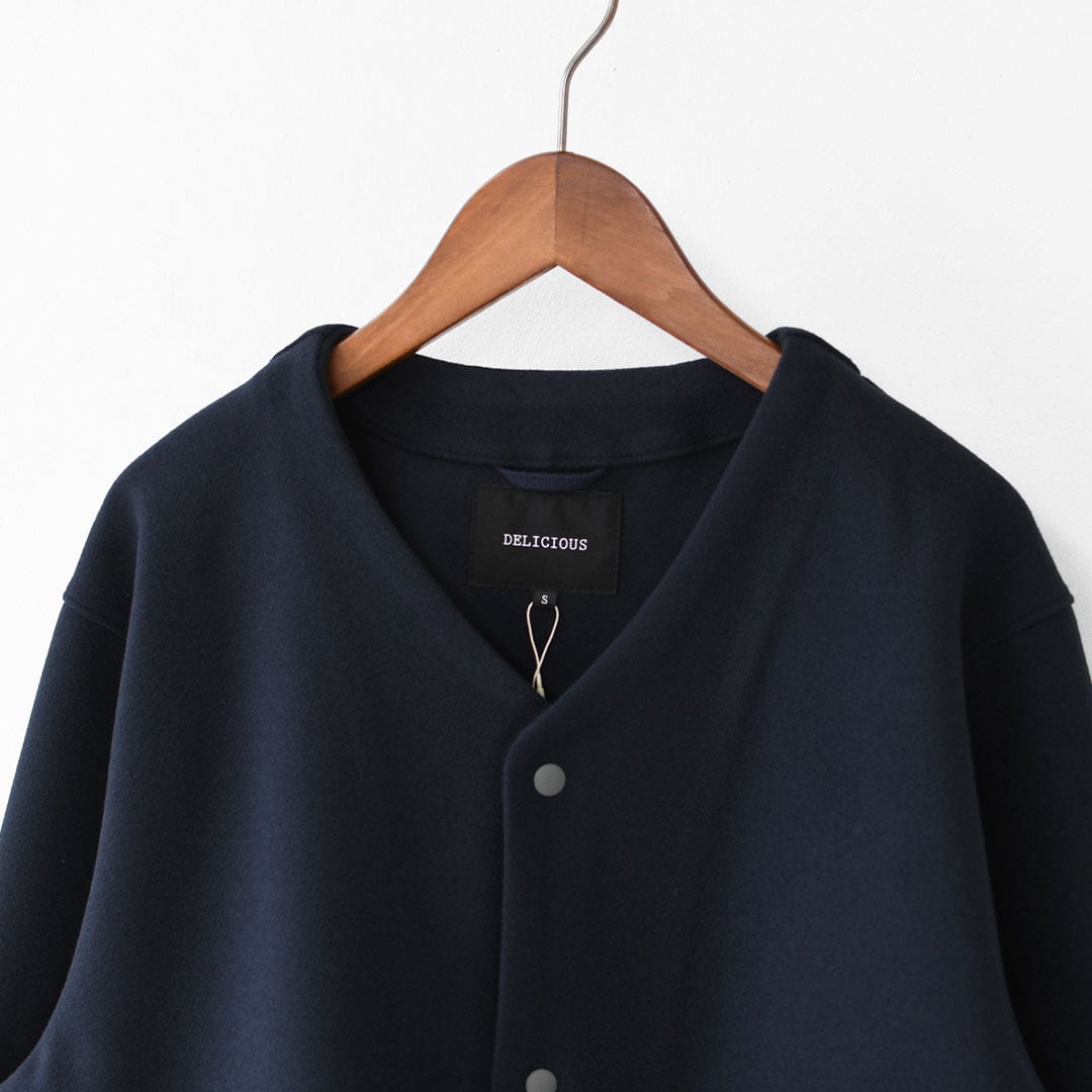 DELICIOUS [デリシャス] Melton Cardigan [DB35131] メルトン