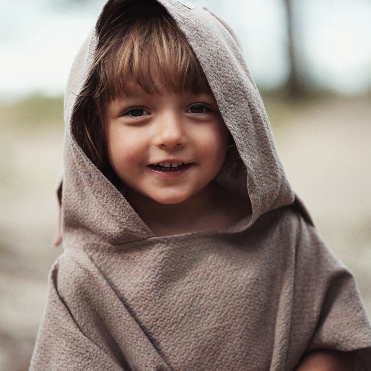 コットンポンチョ【7月下旬お届け】SHÓMKA / PONCHO TOWEL 'UPELIS'