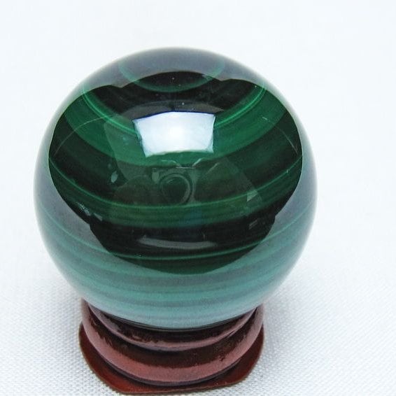 マラカイト 丸玉 34mm スフィア 置物 一点物 141-8377 | 天然石
