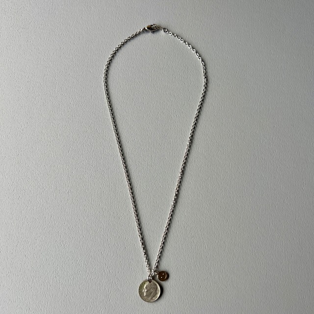 OVER THE DAY TOKYO | 50cm | REAL US COIN SMILE CHARM NECKLACE | MADE IN JAPAN | オーバザデイトーキョー | USコイン | ネックレス |OTDT-103 | WEl-482