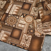 pattern shirt brown