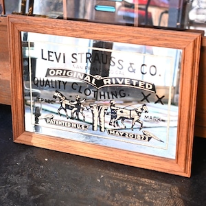 60's Vintage Levi's Advertising Pub Mirror 2