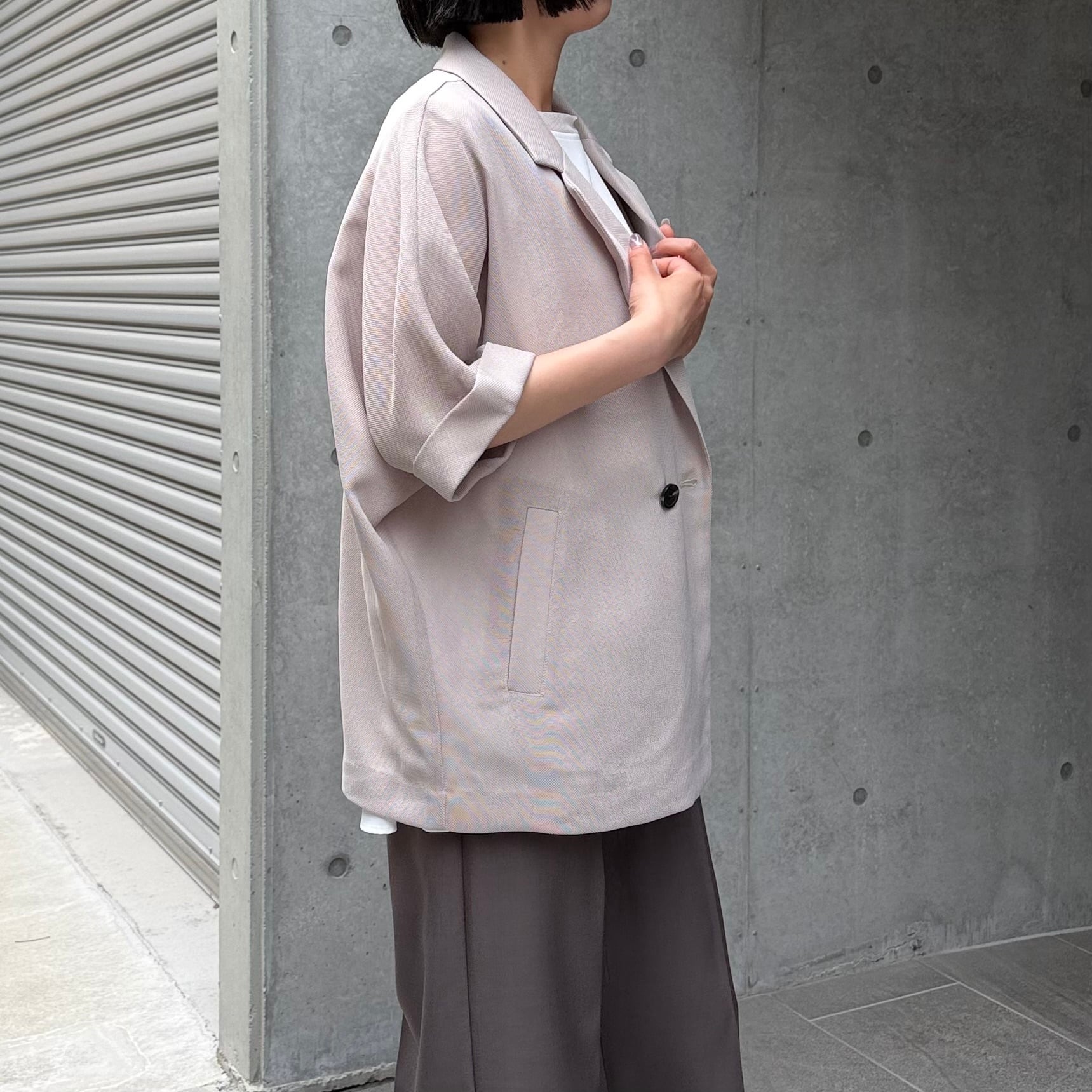 ドルマンメッシュテーラードジャケット（NO.01262401） | AnnaKerry