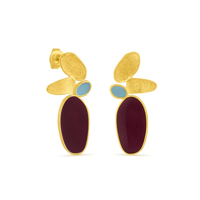 THALUS EARRINGS LARGE GOLD