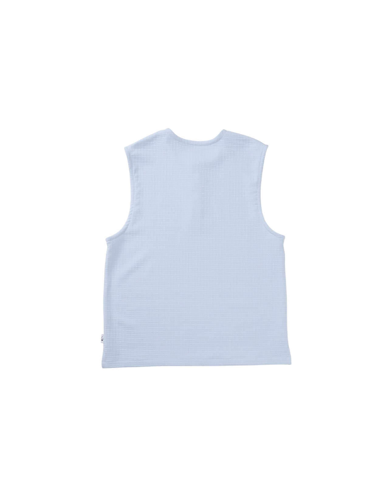 【#Re:room】HENRY NECK WAFFLE NO SLEEVE［REC880］