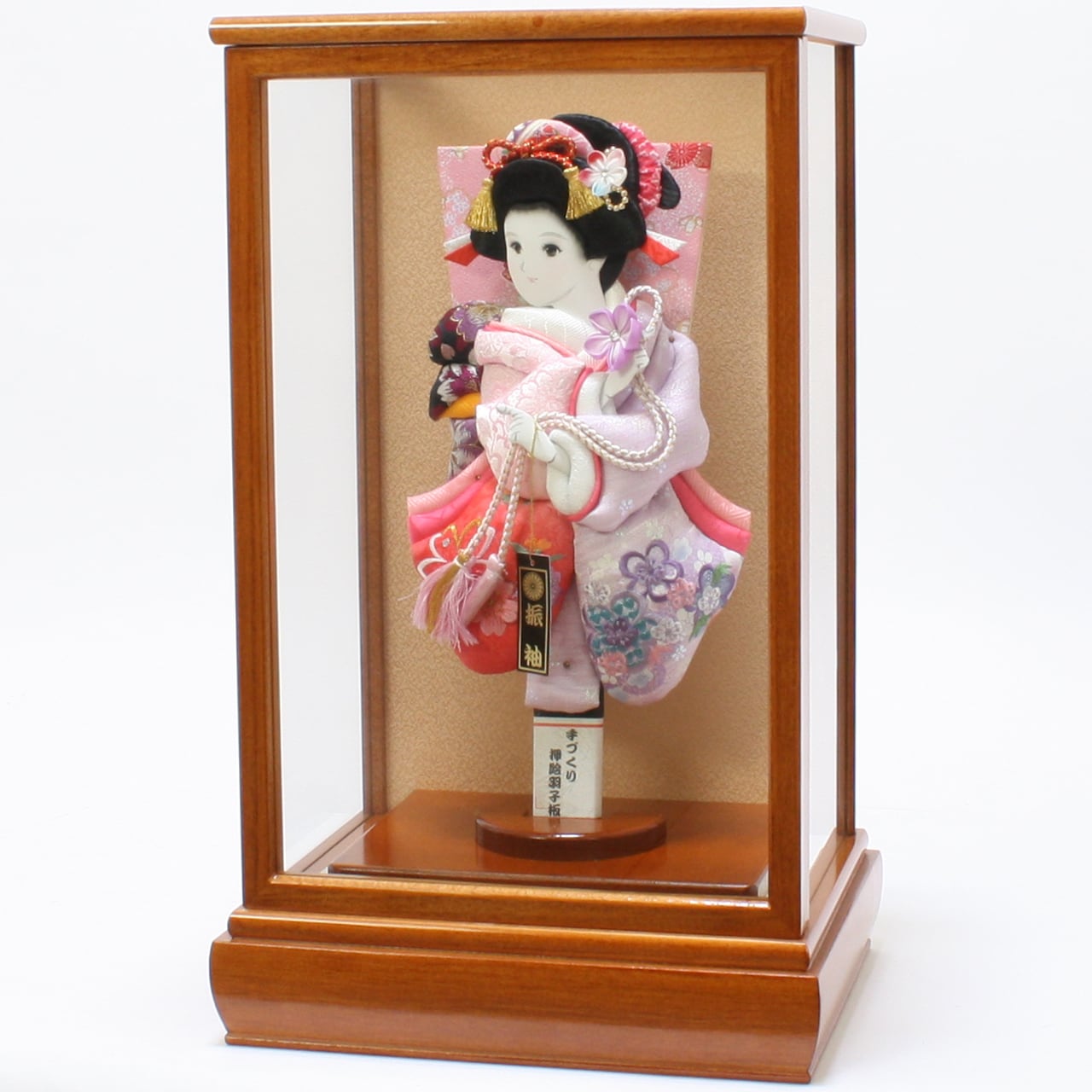 羽子板飾り《商品コード》10310-0134 花振袖 刺繍 10110-0141 羽子板