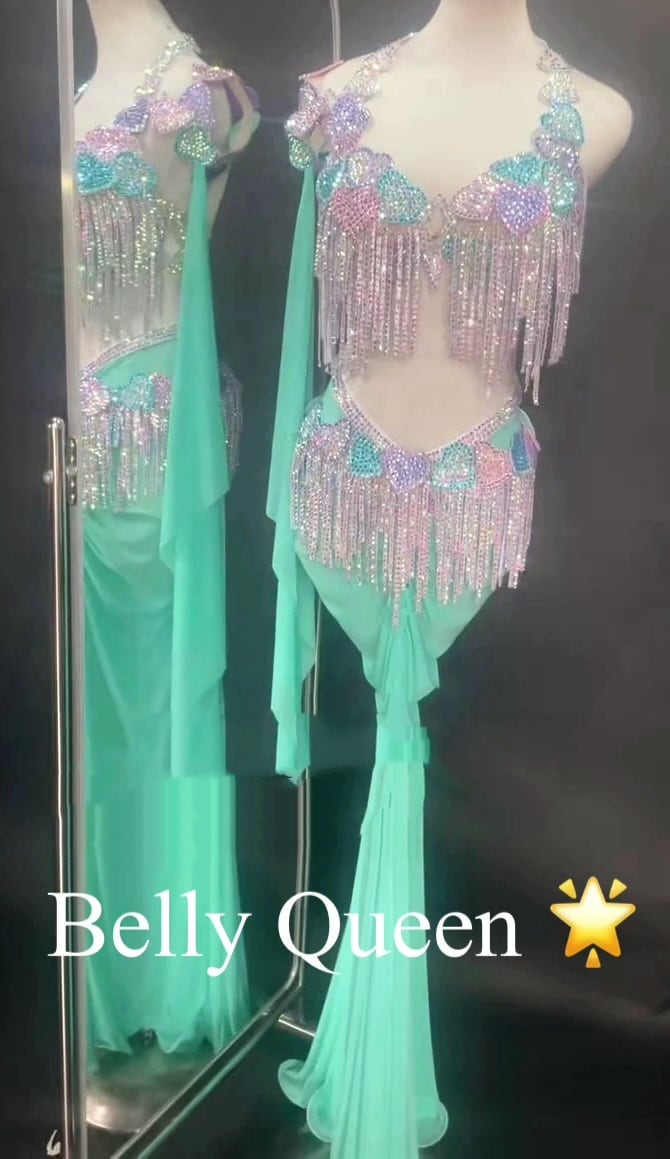 オーダーメイド ベリーダンス衣装 ベリーダンスコスチューム | Belly Queen