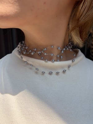 SONIA RIYKEL / vintage ball motif nacklace.(o)