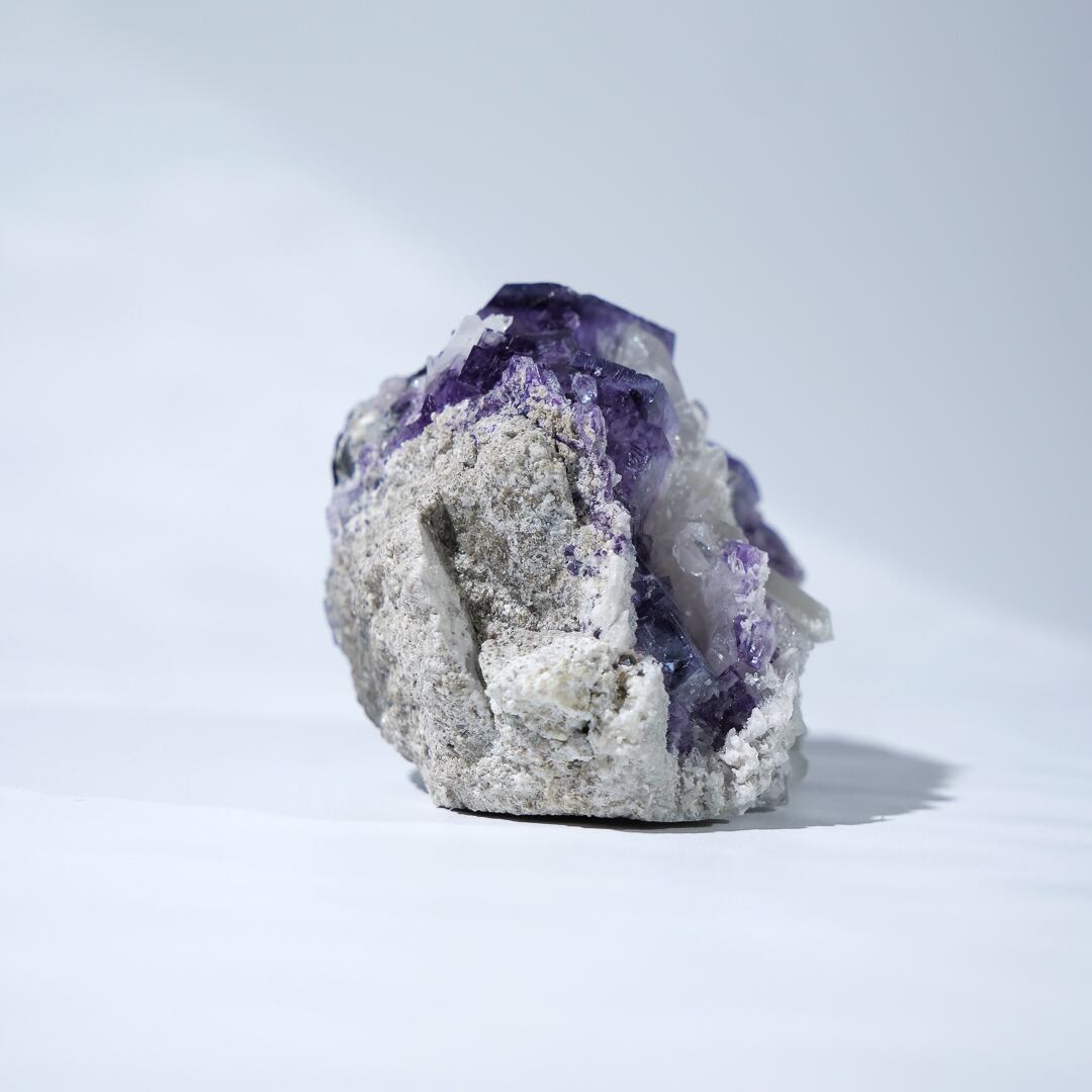 ヤオガンシャン産 フローライト 共生 / 原石 標本【G_3】 | ariife