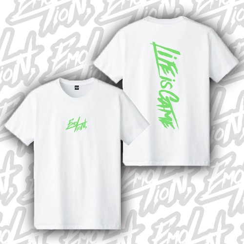 EmotioN Life is Game T-shirt [WHITE]