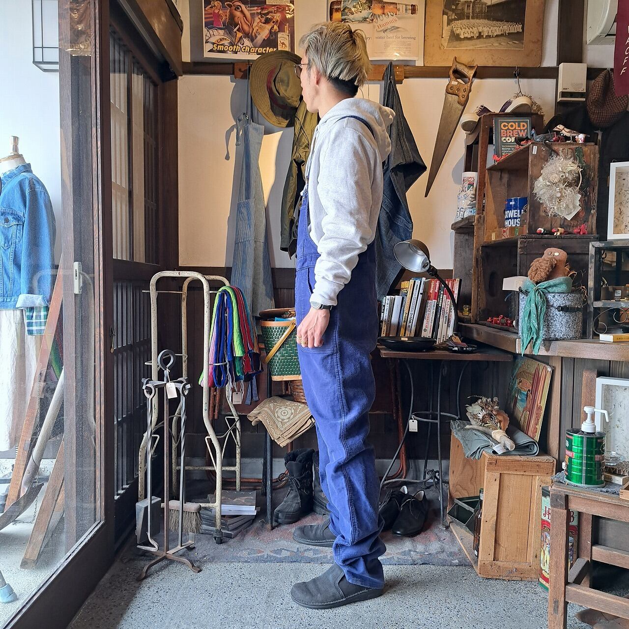 outil モールスキン オーバーオール 楽天市場】outil ウティ salpotte saix モールスキン サロペット