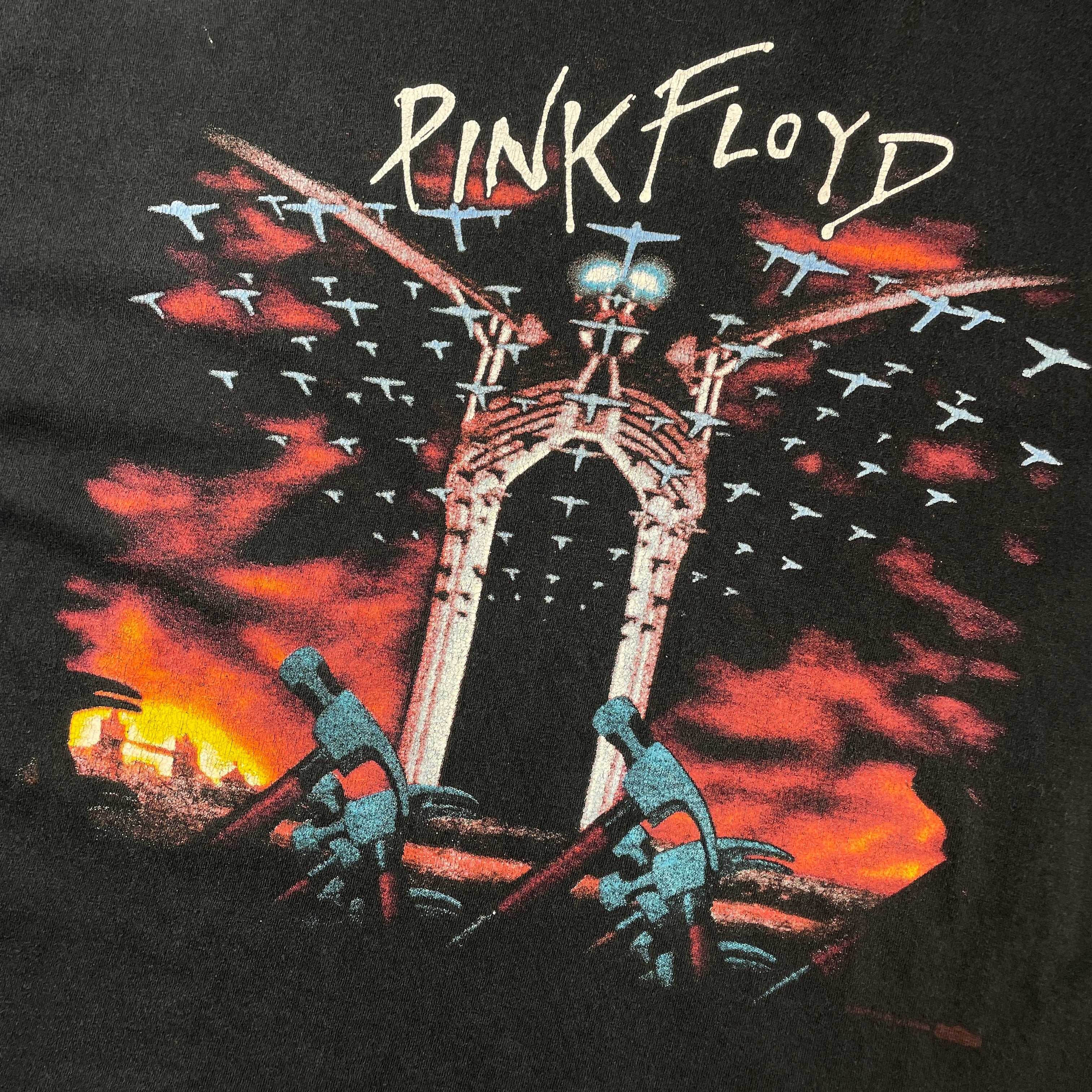 00's Pink Floyd The Wall Tシャツ L 黒 USA製