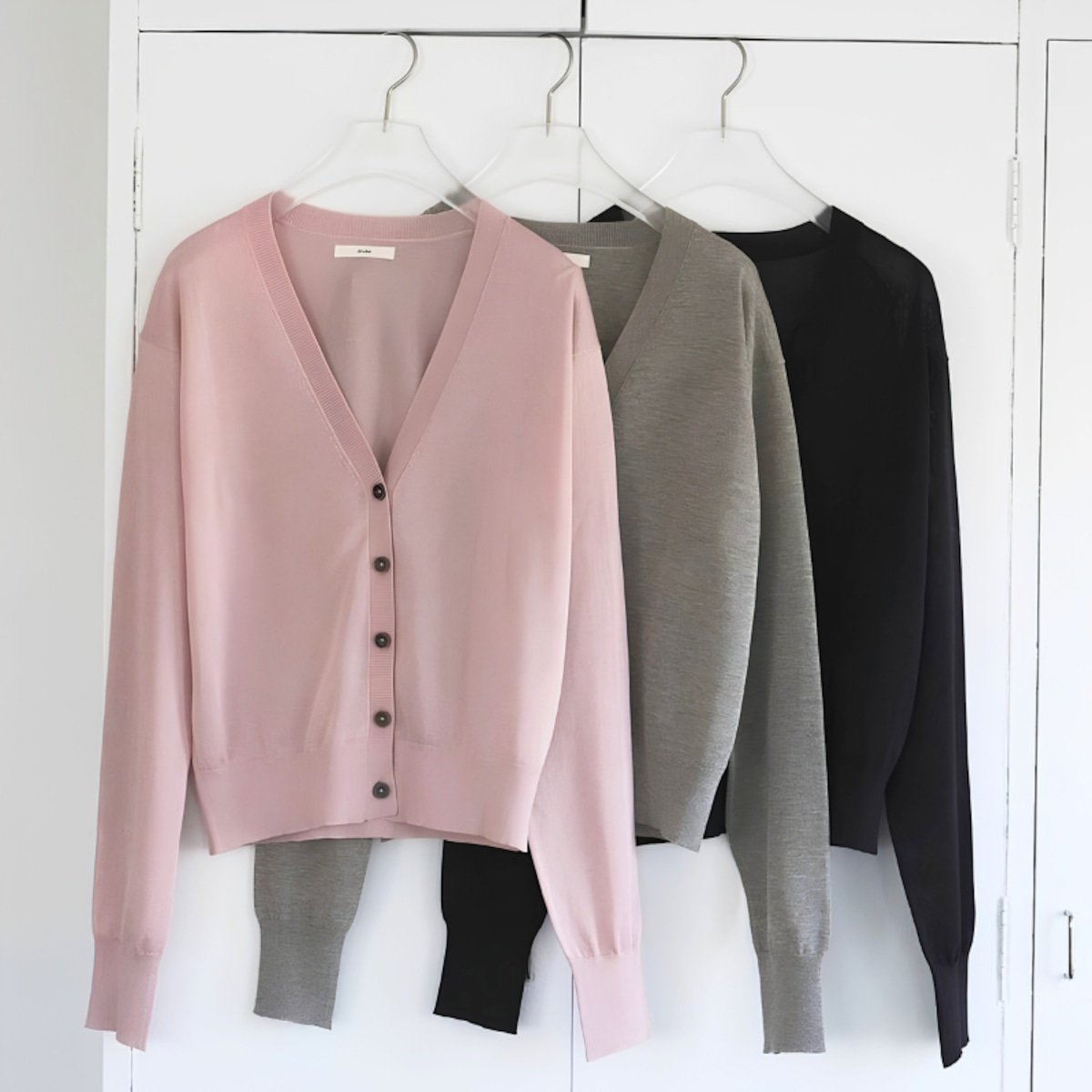 anuke 】Highgauge Sheer Cardigan | valance 福井｜レディース